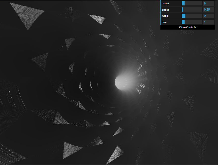 六边立体隧道3d模型图形素材