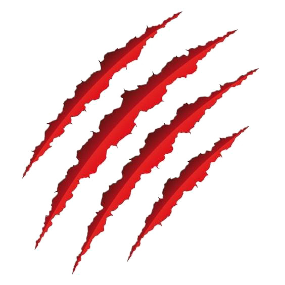 爪印高清PNG透明装饰元素特效设计素材免费下载