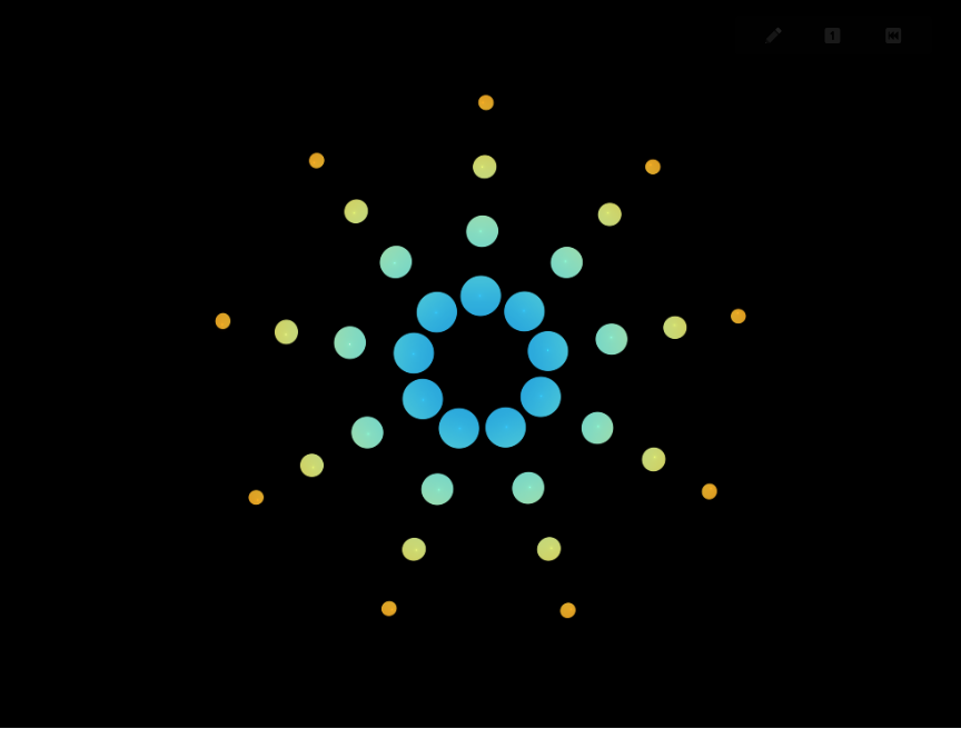 皇冠星星渐变构成动态表情包必备