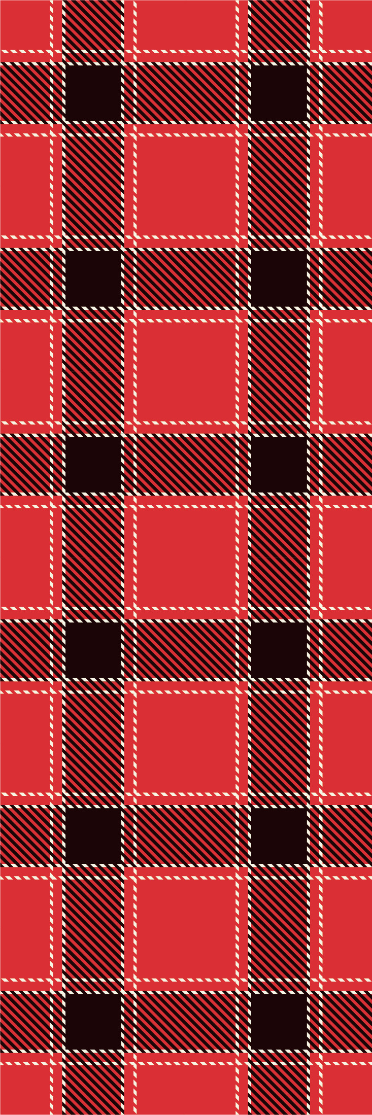 方格欧式桌布高清PNG透明AI设计素材花纹装饰元素免费下载