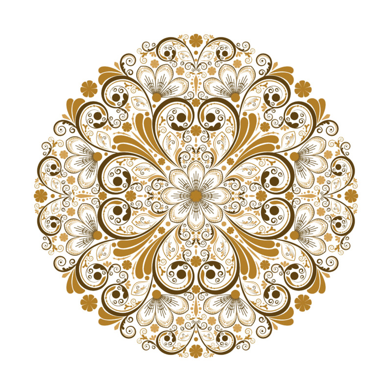 欧式圆圈高清PNG透明装饰元素花纹设计素材免费下载