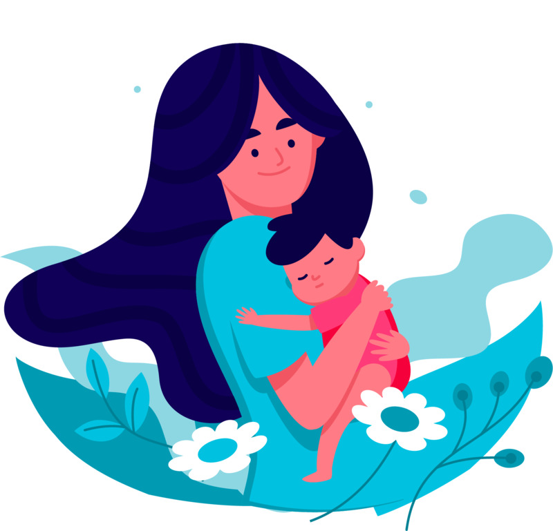 母亲节高清PNG透明图片与AI设计素材免费下载 节日元素齐全