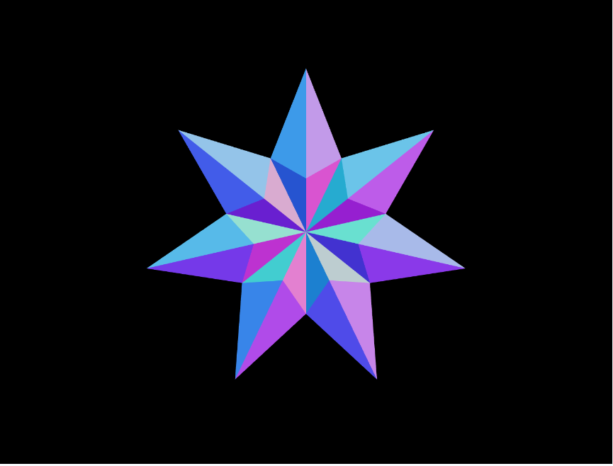 七角星星星3D图片素材