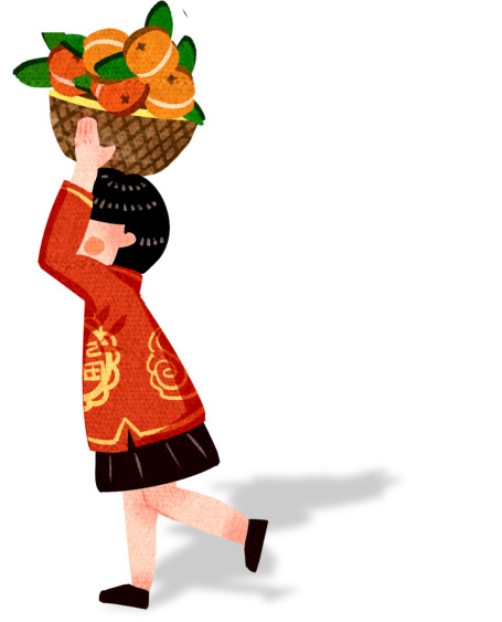 国潮风人物节日高清PNG透明素材免费下载 涵盖多样节日设计元素