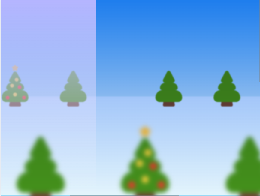 可爱树木圣诞树代码python卡通素材