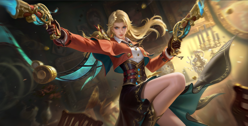 虞姬溯影追猎 王者荣耀8120x4119高清8K游戏壁纸免费下载