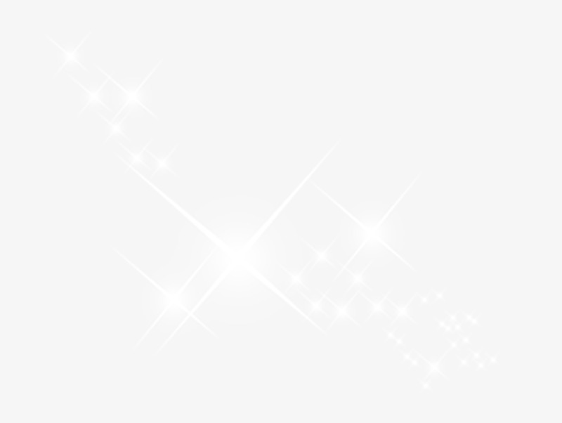 白色星光星星效果高清PNG透明背景设计素材免费下载