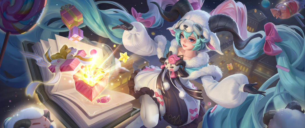 安琪拉糖果风暴王者荣耀3440x1440带鱼屏4K高清壁纸免费下载