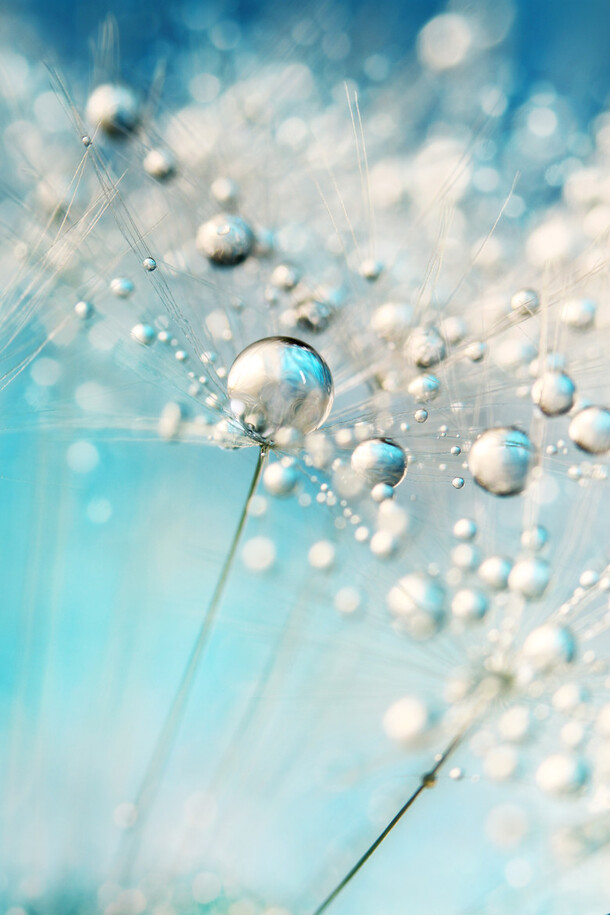 钢珠蓝色高清PNG透明背景元素H5设计素材免费下载