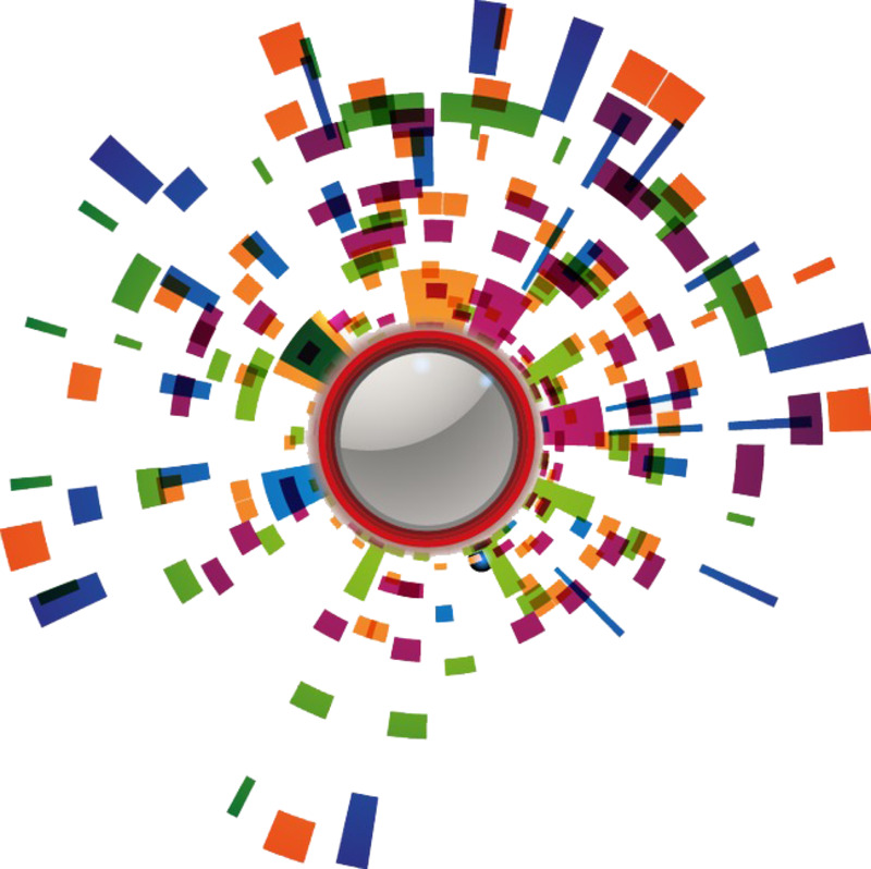 星际碎片高清PNG透明漂浮彩带设计素材免费下载