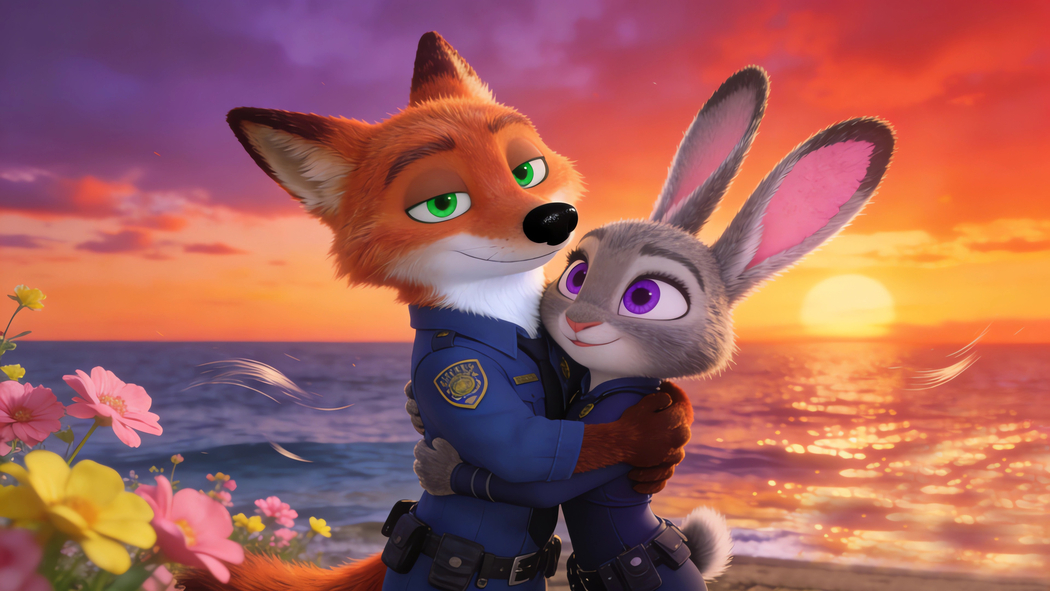 朱迪尼克海边拥抱4K高清壁纸3840x2160免费下载