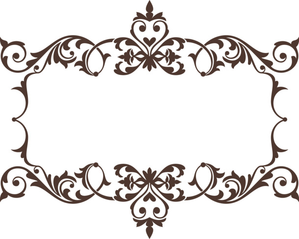 文字边框高清PNG透明装饰素材免费下载