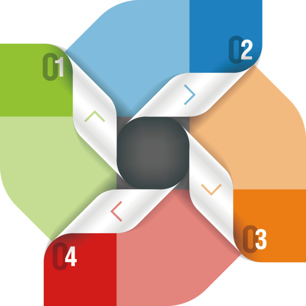 花形文本框高清PNG透明装饰元素PPT设计素材免费下载