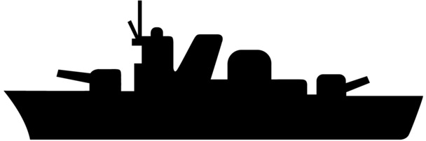 海洋战舰高清PNG透明墨迹笔触装饰素材免费下载