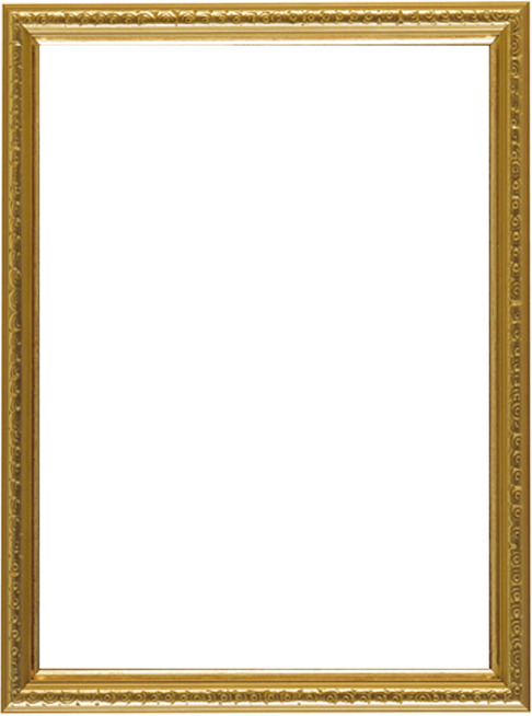 金色画框样式高清PNG透明装饰边框设计素材免费下载