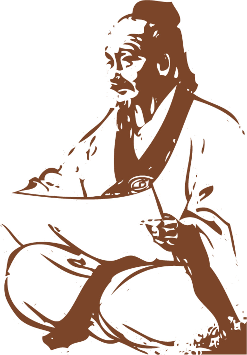 张仲景高清PNG透明中国风装饰元素图片设计素材免费下载