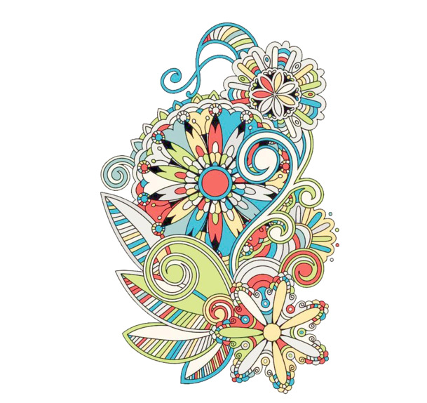 民族风矢量高清PNG透明装饰花纹设计素材免费下载