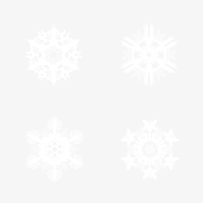 圣诞节雪花元素高清PNG透明图片设计素材免费下载