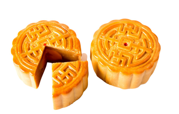 免扣月饼高清PNG透明图片-中秋节节日元素设计素材免费下载