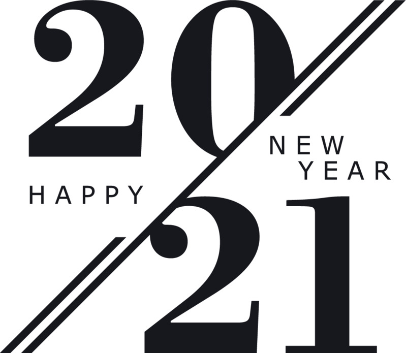 2021元旦高清PNG透明图片设计素材 节日元素免费下载