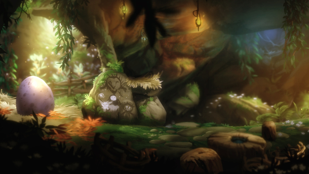 梦幻森林洞穴蛋卡通手绘高清PNG透明背景设计素材免费下载