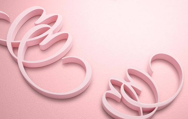 粉色梦幻立体翅膀壁纸高清PNG透明背景设计素材免费下载