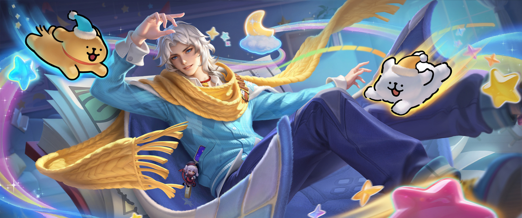 周瑜线条小狗王者荣耀3440x1440带鱼屏4K高清游戏壁纸免费下载