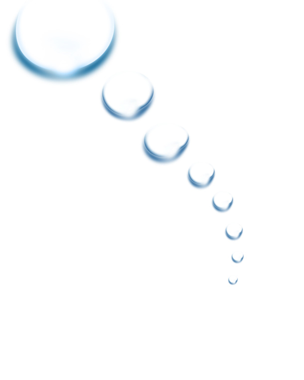 水滴漂浮高清PNG透明图片-免费下载漂浮元素设计素材