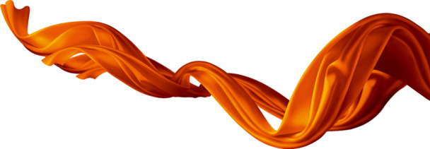 彩色喜庆节日丝带高清PNG透明漂浮彩带设计素材免费下载