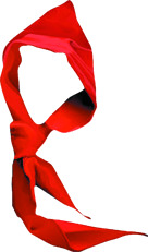 高清开学季红领巾PNG透明漂浮彩带设计素材免费下载