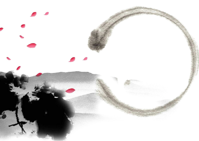 古风元素高清PNG透明墨迹笔触装饰设计素材免费下载