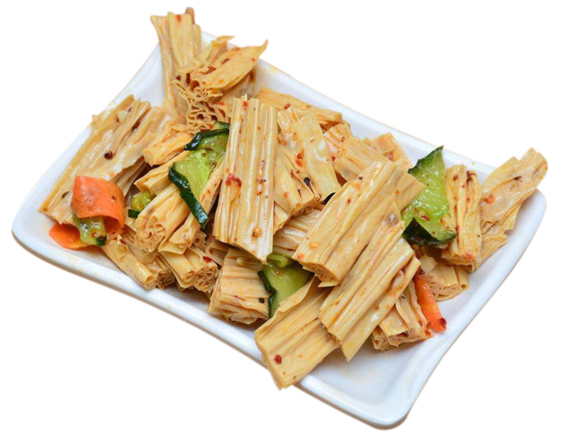 辣子油家常凉拌腐竹小菜高清PNG透明装饰素材免费下载