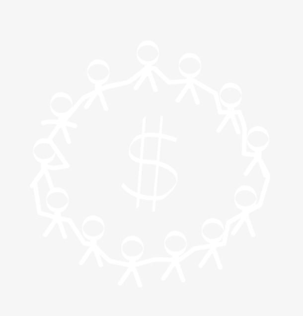 卡通手绘美元装饰高清PNG透明素材-PPT设计免费下载