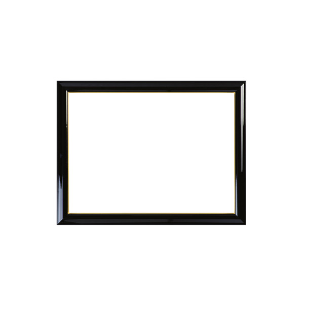 黑色木质相框高清PNG透明装饰边框设计素材免费下载