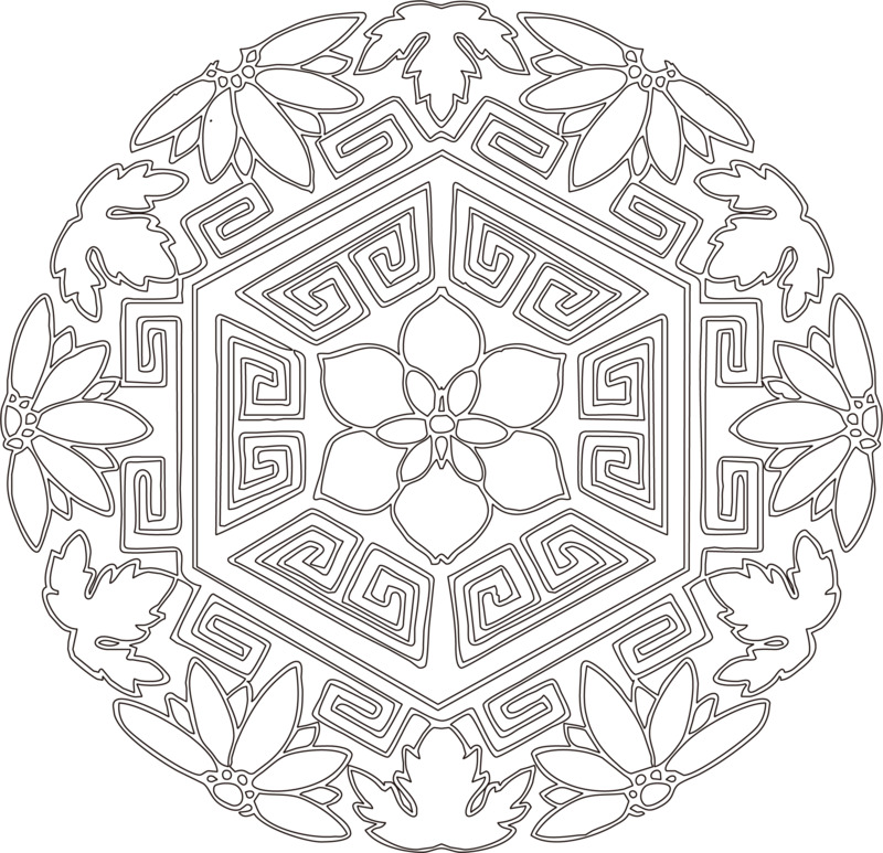 中国风花纹装饰图案高清PNG透明设计素材免费下载