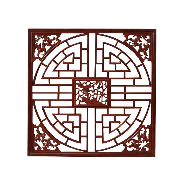 古典窗格中国风窗户高清PNG透明装饰素材免费下载