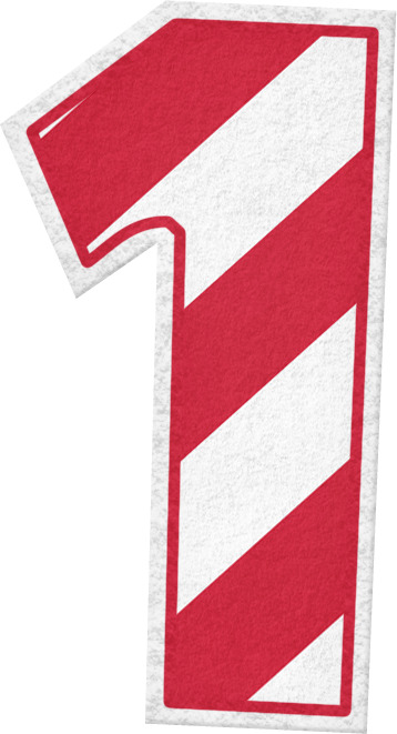 圣诞节字母高清PNG透明图片-节日元素设计素材免费下载