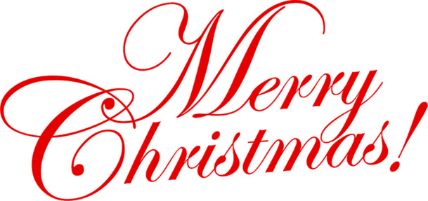 红色圣诞快乐创意字母高清PNG透明图片-免费圣诞节设计素材下载