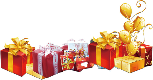 国庆节礼物堆高清PNG透明图片设计素材免费下载