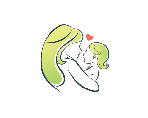 母子爱妇女节高清PNG透明图片设计素材免费下载