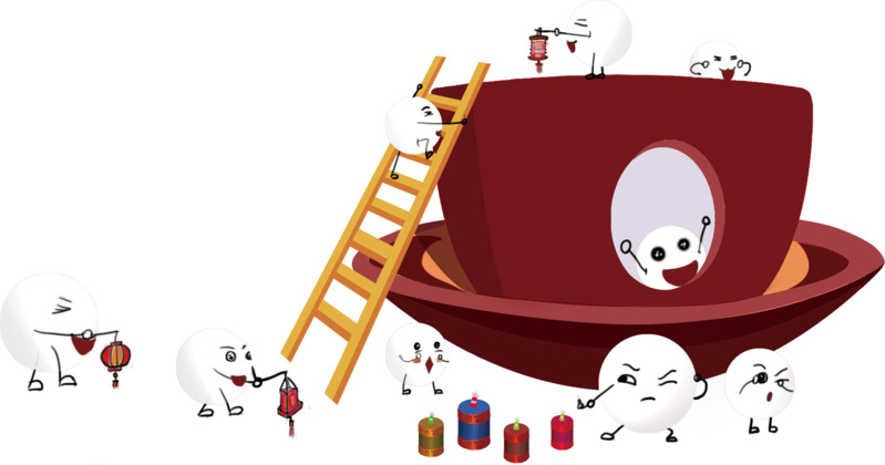 元宵节汤圆卡通高清PNG透明图片 节日设计素材免费下载