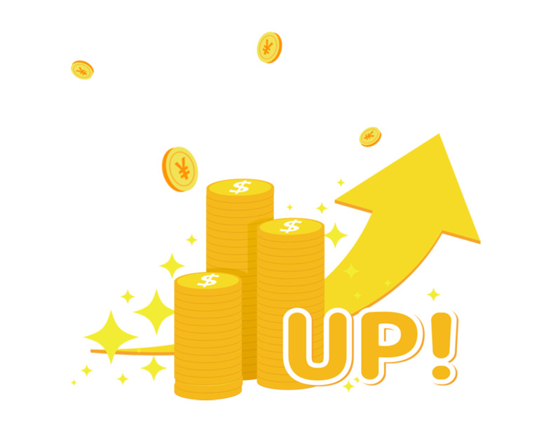 投资理财股票升跌主题高清手绘卡通PNG透明图片素材免费下载