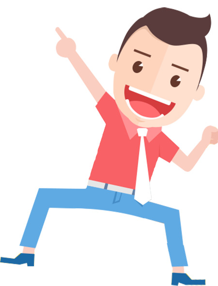 惊喜人物手绘卡通高清PNG透明图片设计素材免费下载