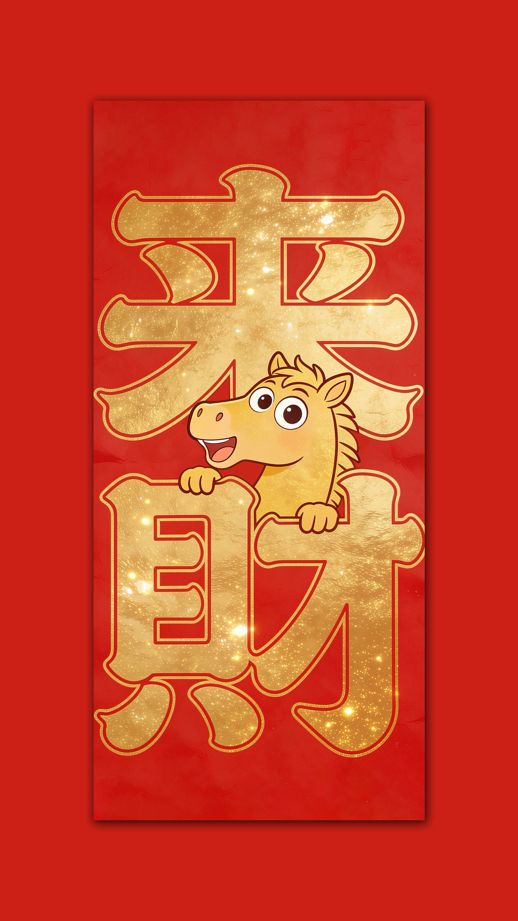 2026马年来财4K竖屏手机高清壁纸2160x3840免费下载