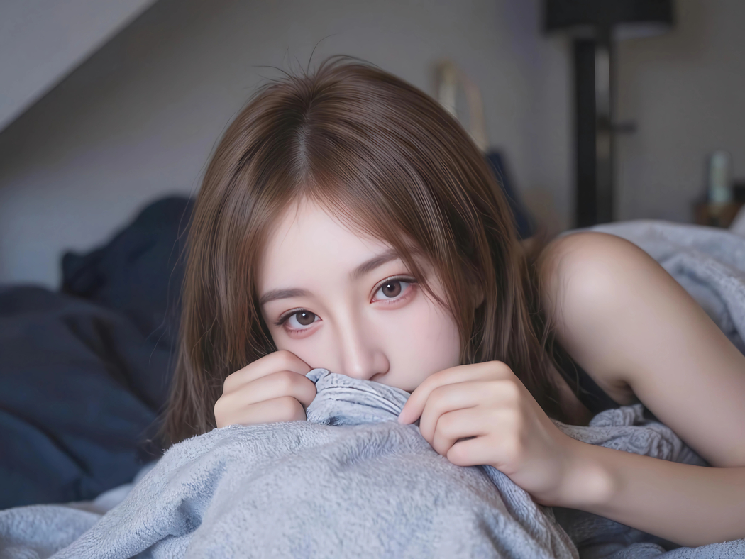 可爱美女休闲卧室4K高清壁纸3840x2880免费下载 可爱美女休闲卧室4K高清壁纸3840x2880免费下载