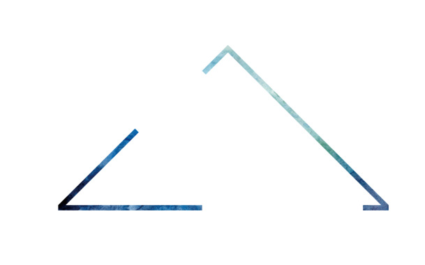 简约蓝色三角形边框高清免扣PNG透明设计素材免费下载