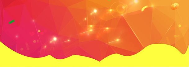 彩色扁平背景高清PNG透明素材-banner海报设计元素免费下载