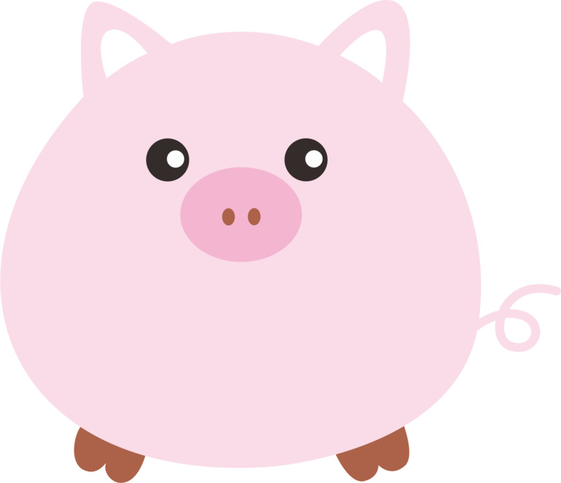 粉色小猪矢量图高清PNG透明动物设计素材免费下载