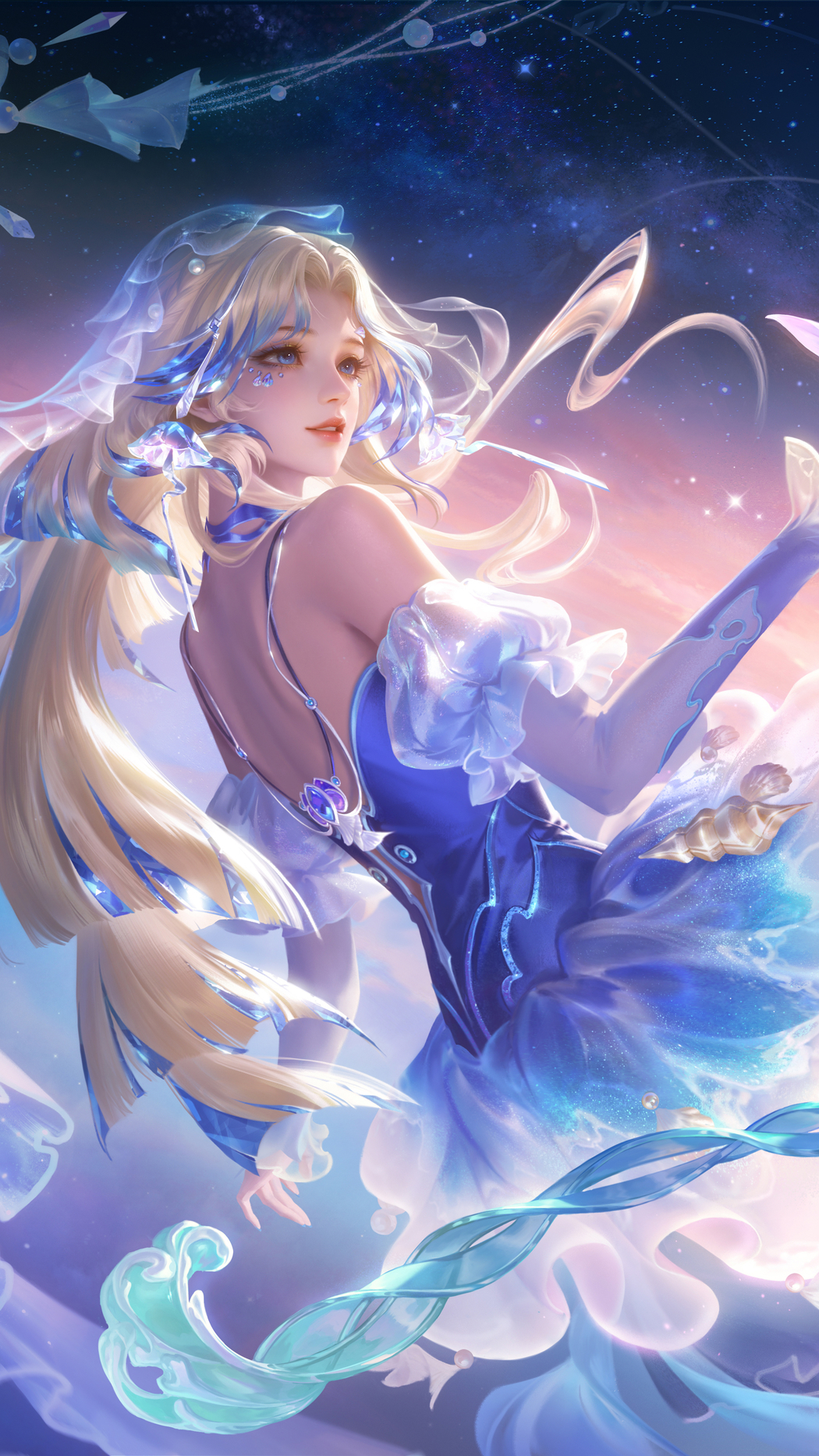 王昭君长夜焕生王者荣耀4K手机高清壁纸2160x3840免费下载