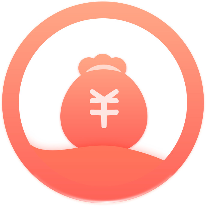 钱币渐变Icon高清PNG透明免扣设计素材免费下载